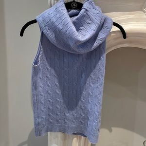 Ralph Lauren Black Label 100% Cashmere Cowlneck Top - Size Small